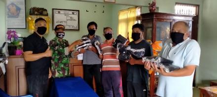 Cegah Penyebaran Covid-19, Desa Gobleg terima 500 masker